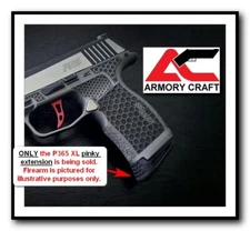 ARMORY CRAFT Sig Sauer P365 P365XL P365X Magazine Pinky Extension Base Pad BLACK