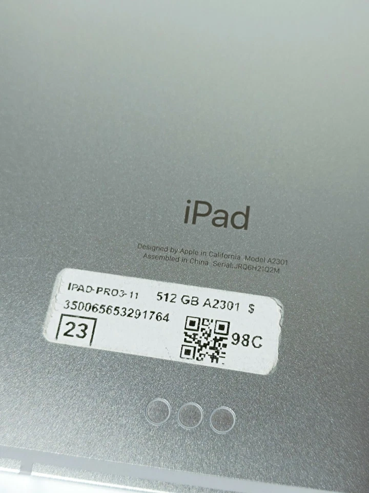Apple iPad Pro 11 2021 A2301 512GB Silver LTE 3rd generation Als Ersatzt _0,47_2 - Bild 2 von 4