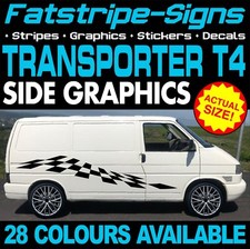 to fit VW TRANSPORTER T4 GRAPHICS STICKERS STRIPES DECALS DAY VAN CAMPER SWB LWB