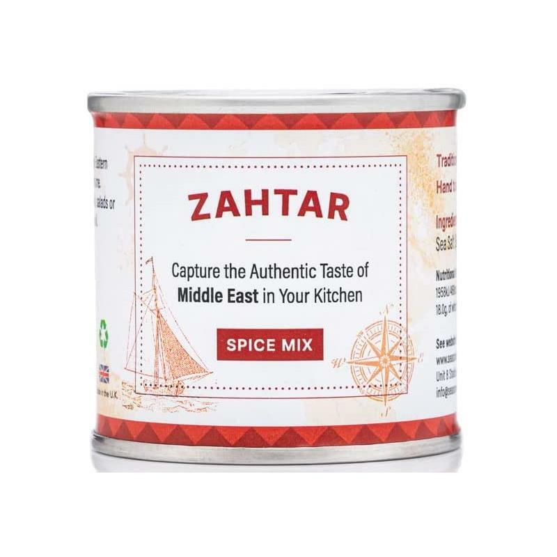 Seasoned Pioneers Natural Organic Vegan Spice Zahtar Seasoning Mixed 50g Tin