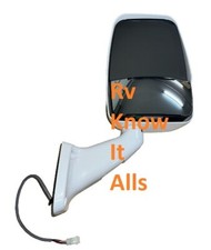 713804 Velvac Rv White Passenger Side Powered Mirror