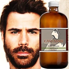  Beard Oil Conditioner Hand Crafted By Caveman® Deep Forest Scent Beard Care 1oz