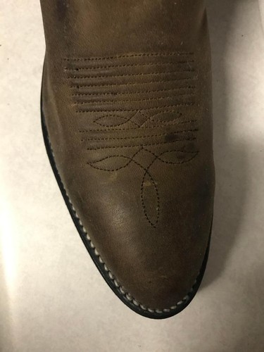 BOTAS VAQUERAS TONY LAMA VAQUERO PARA HOMBRE TOSTADAS VM7008 9.5 B (estrechas) NUEVAS - Imagen 6 de 7