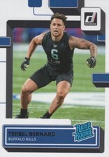 2022 Donruss Football Rated Rookie #397 Terrel Bernard Buffalo Bills