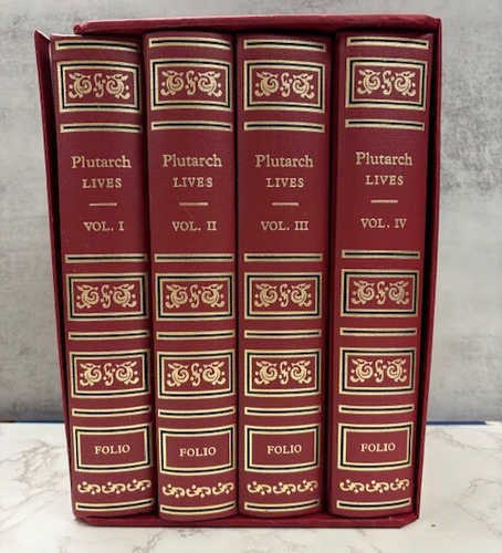 Plutarch Lives: The Folio Society 4 Volume Set
