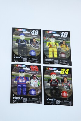 K'NEX NASCAR DALE EARNHARDT JR JEFF GORDON KYLE BUSCH JIMMIE JOHNSON FIGURE