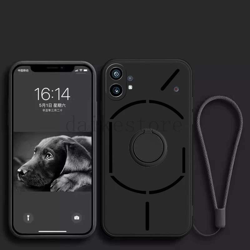 Phone Case For Nothing Phone 1 2 2A Silicone Case Soft Cover With Ring Holder