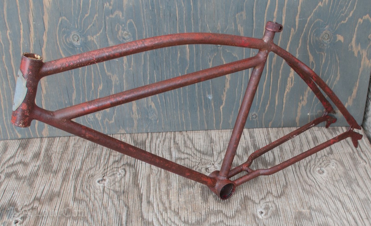 Vintage 1941 Prewar Schwinn Model C Bike FRAME Klunker Cruiser
