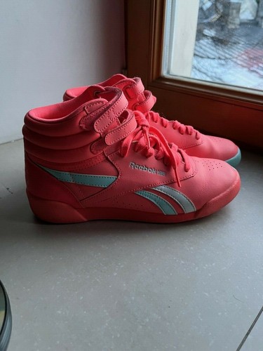 neon Reebok Classic Freestyle High Top 