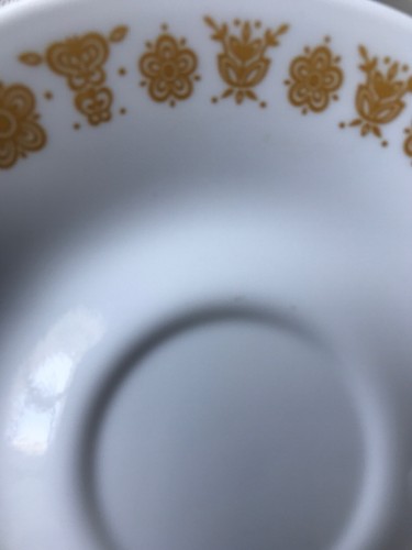 Vintage Butterfly Gold Saucer Corelle Corning N.Y. USA Set Of 12 New Old Stock - Picture 10 of 12