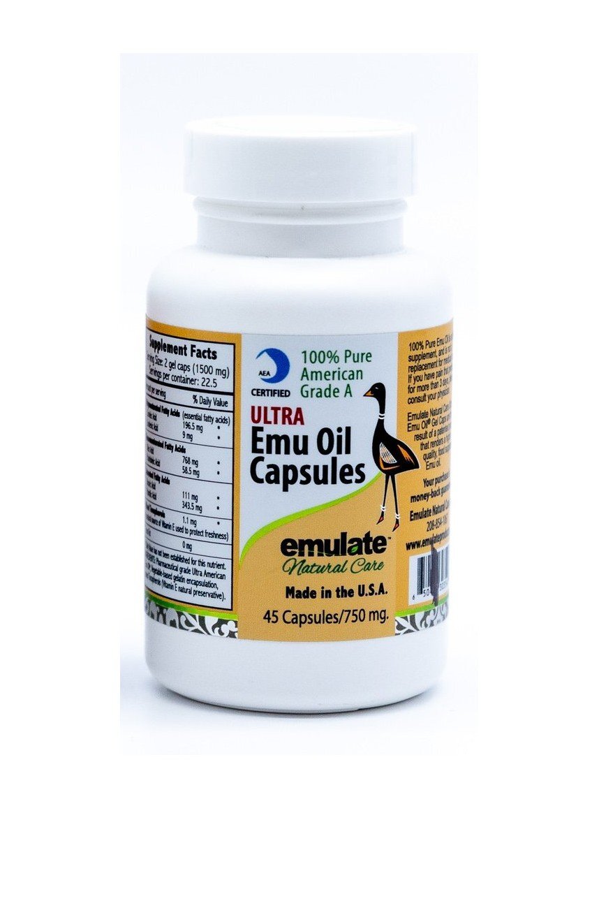 emulate Natural Care Ultra Oil Capsules Emu 750 мг 45 капсул 45 капсул 7290₽