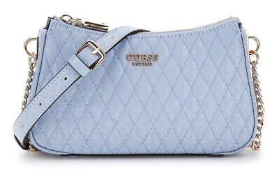 Light Blue Guess Handtasche Blau Weiss GUESS Handtaschen Aus Denim