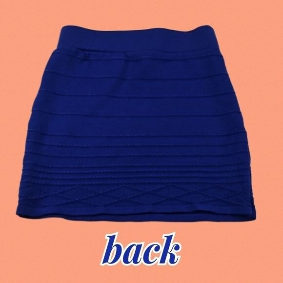 ミニスカート BALENCIAGA BLUE STRETCH COTTON MINI SKIRT Balenciaga Ladies Cotton Denim Cut-Up Mini Skirt, Brand Size