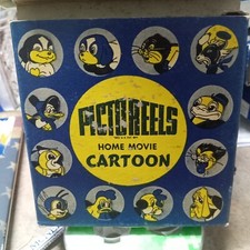 Pictoreels 8mm Home Movie Cartoon Pups Christmas- Box and Reel No Film 
