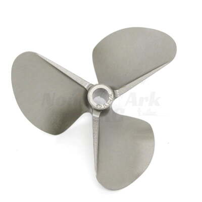 TFL 72mm 3 Blatt CNC Aluminium Propeller 1,4'' Teilung gehärtet (6,35mm, 1/4'') RC