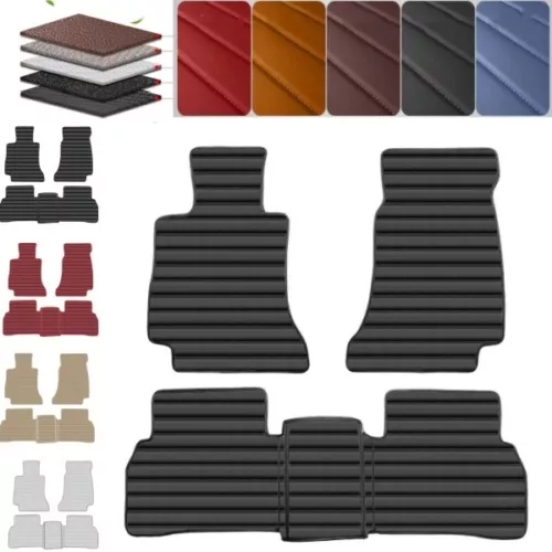 Car Floor Mat For Lincoln All Series Cargo Liners PU Carpet Waterproof Custom - Foto 1 di 42