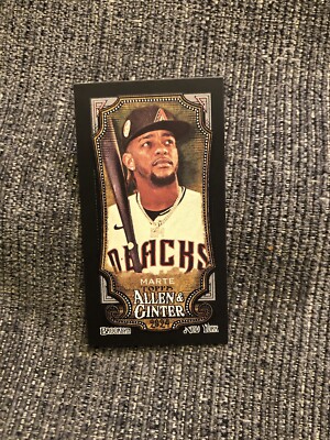 2024 Topps Allen & Ginter - Ketel Marte #74 Mini Black Border for