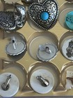 Lot 24 Clip-On & Screw-Back Earrings Multicolor Repair Craft Unsigned  — photo 4
