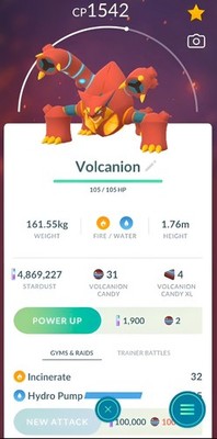 Volcanion | Pokemon Home or Custom OT Trade  