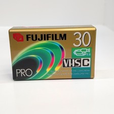 Fujifilm VHS-C Pro TC30 Camcorder Videocassette  NEW OLD STOCK SEALED