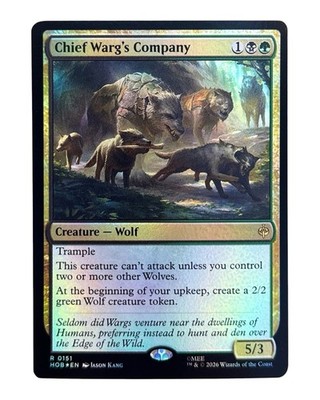 MTG | Chief Warg's Company | The Hobbit | Foil | NM | EN