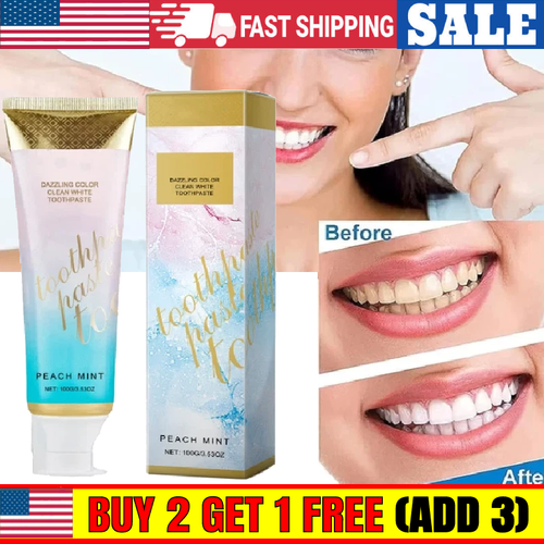 Peachloft Toothpaste|Peachloft Teeth Whitening Toothpaste|Peach Mint ...