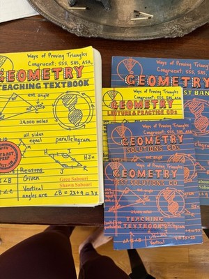 Teaching Textbooks GEOMETRY Complete SET: Textbook, Answer Key & Test Bank, CDs