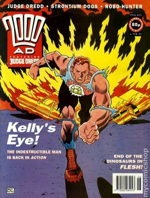 2000 AD UK #821 VG/FN 5.0 1993 Stock Image Low Grade