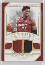 2018-19 National Treasures Century Materials Prime 14/25 Hassan Whiteside ib1