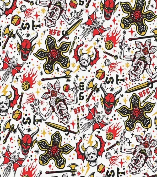 Stranger Things Horror Throw Blanket