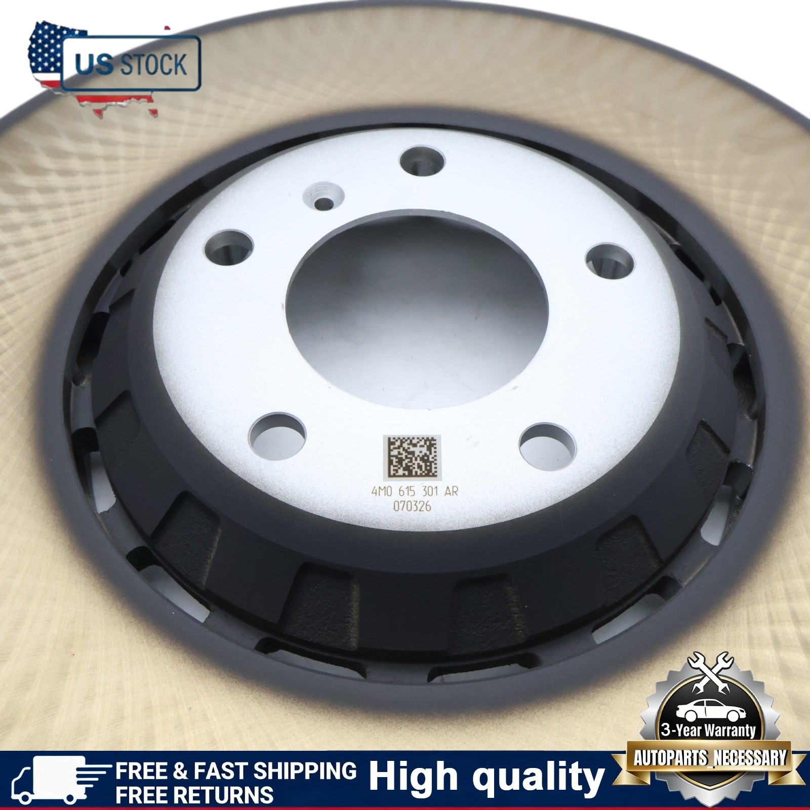 Bentley Bentayga Speed 2016-2023 Front Brake discs 2 pcs P/N 4M0615601N