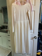 Jcrew Pleated ballet dress in stretch cotton blend dress
