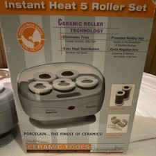 Jilbere De Paris Ceramic Tools Porcelain Pro 5 Hot Roller Hairsetter w box READ