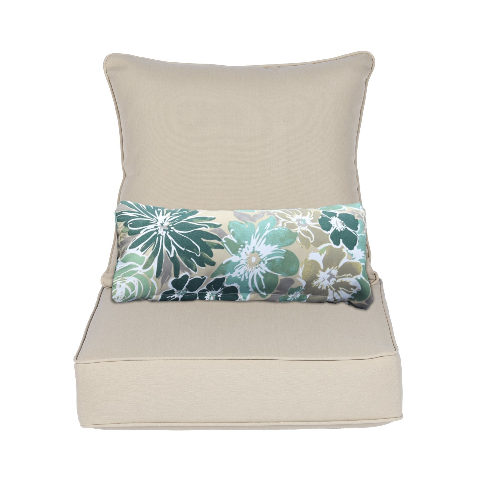Outdoor Waterproof  Deep Seat Cushion Set 23x25x5.1 in Patio