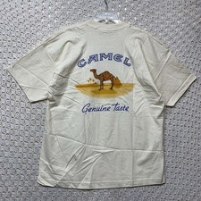 Vtg 1995 Single Stitch Camel Cigarettes T-Shirt XL Genuine Taste Collectable