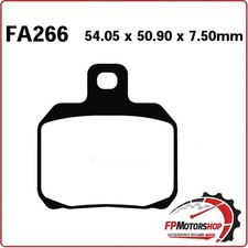 PASTIGLIE FRENO PER MOTO DUCATI PIAGGIO X9 YAMAHA MAJESTY EBC SFA266 ORGANICA
