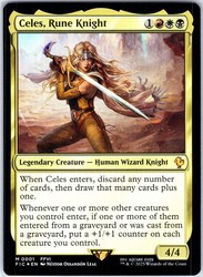 Celes, Rune Knight (Foil) #1 Commander: Final Fantasy
