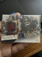 Brian Robinson Jr. Patch Auto SP 2024 Panini Luminance Commanders #’d 01/50