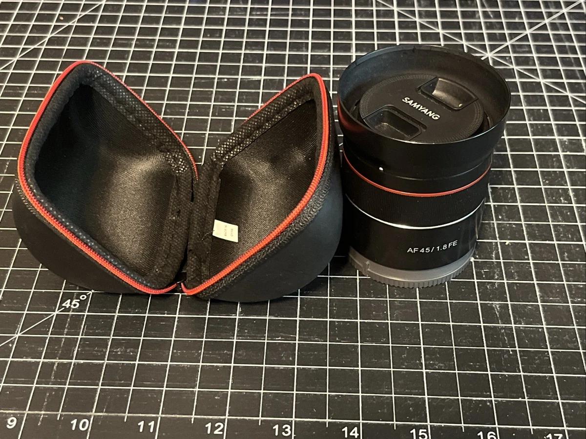 【美品】SAMYANG AF 45mm F1.8 FE 箱付き Samyang AF 45mm F1.8 FE - Tiny but Premium