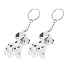 2 Pcs Dog Remembrance Gift Keepsake Memorial Commemorative Pet Keychain