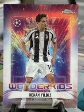 2024-25 Topps Chrome UEFA Club #WK-19 Kenan Yildiz Wonderkids - JL