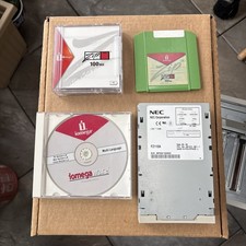Vintage Iomega ZIP 100 Internal IDE 3.5" Zip Drive Model Z100ATAPI Beige Tested 