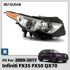 For 2009-2017 Infiniti Fx35 Fx37 Qx70 Hid Headlight Wo Afs Bulb Ballast Right