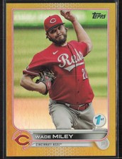 2022 Topps 1st Edition #203 Wade Miley Gold Foil