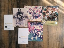 vintage Redskins autographs Dexter Manley Charley Taylor Timmy Smith 