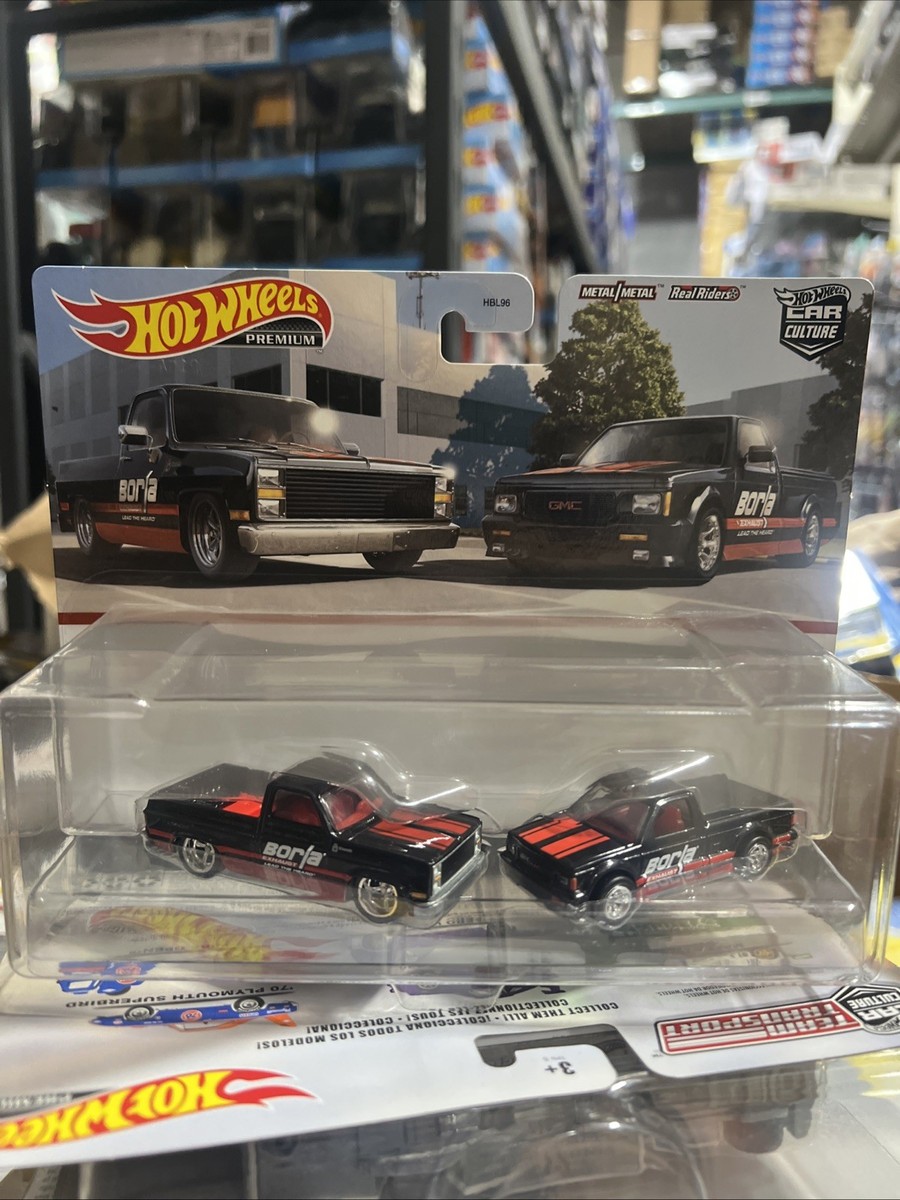 2021 HOT WHEELS Car Culture 2 Pack Borla 83 Chevy Silverado 91 GMC