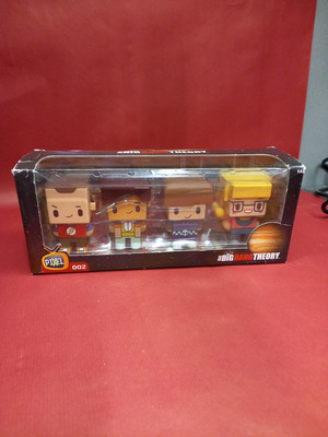Pixel The Big Bang Theory 002 4 Figuren Sheldon Flash, Raj, Howard, Bernadette
