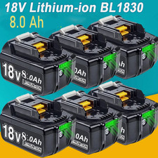 For Makita 18V Battery 8.0AH Li-Ion BL1830 BL1850 BL1840 BL1860B LXT Tool New