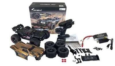 AMEWI Hyper Go 4WD Truggy brushless 1:14 RTR, schwarz #22659