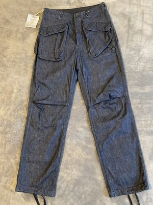 Engineered Garments Norwegian Pant Mens 30 Navy Blue Cotton Made In USA NWT Rare